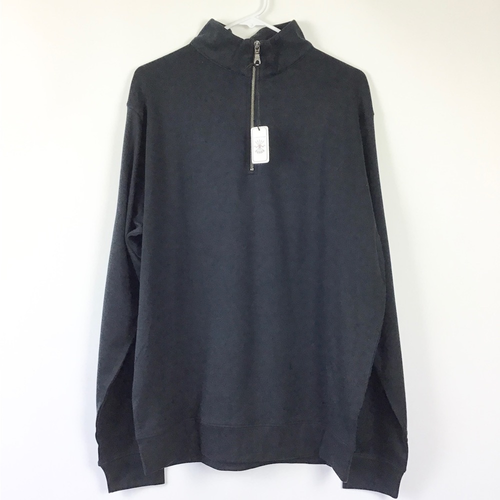 Low Country Men Reversible Sweater Navy/Orange Size L